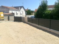 Portail et Cloture aluminium Gris 7016